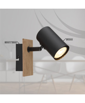 GLOBO LINCA 57905-1 nástenné svietidlo