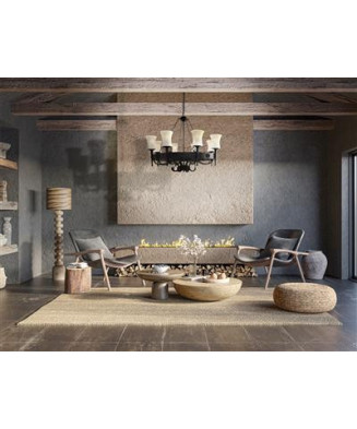 Searchlight 0818-8BK Cartwheel závesné svietidlo