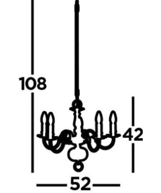 Searchlight 1019-5AB FLEMISH