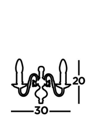 Searchlight 1019-2AB FLEMISH