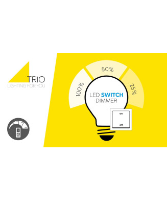 TRIO 641910208 CAYA LED stropné svietidlo