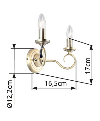 GLOBO 69003-2W TRUNCATUS