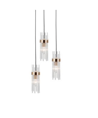 Italux Taraso PND-40760-3-BK-HBR