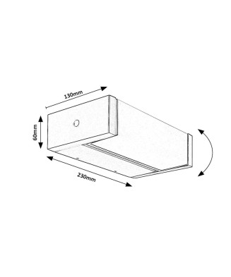 77185 Cubbington vonkajšie svietidlo