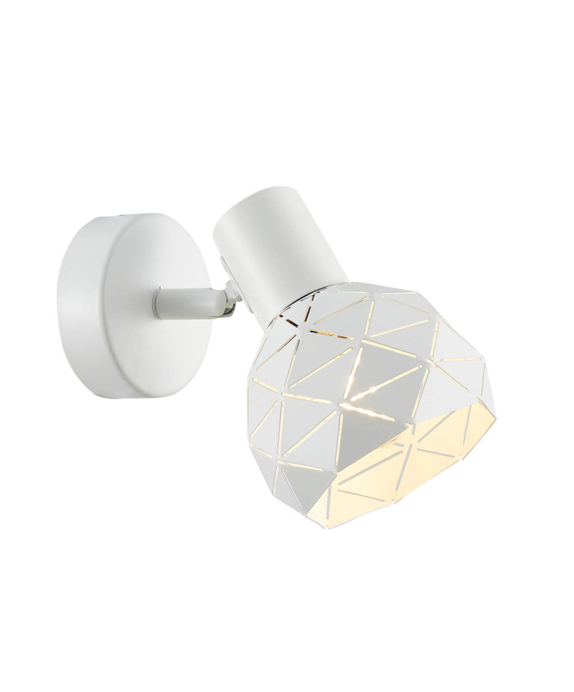 Italux Harley SPL-3480-1-W Harley nástenné svietidlo1xE14 biela