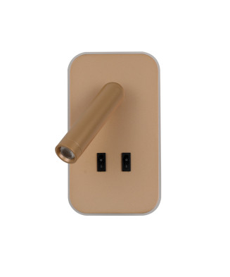 Italux Doria WL-83957-1-GD nástenné svietidlo LED 8W 3000K