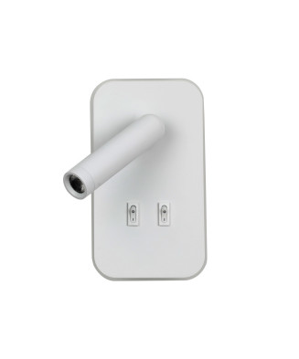 Italux Doria WL-83957-1-WH nástenné svietidlo LED 8W 3000K