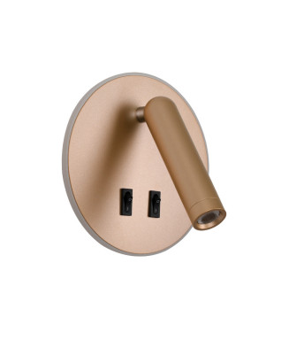 Italux Furla WL-53742-1-GD nástenné svietidlo LED 8W 3000K