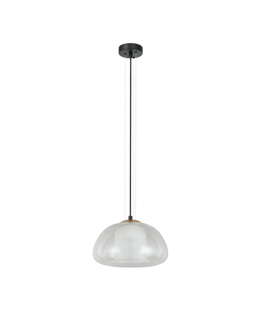 Italux Feder PND-61001A-BK závesné svietidlo E27 40W