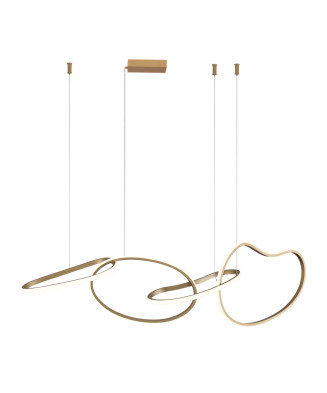 Italux Fonte PND-22412-S4-GD  závesné svietidlo LED 5300lm 3000-6000K