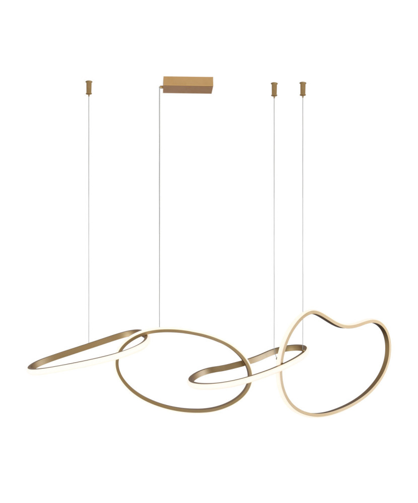 Italux Fonte PND-22412-S4-GD  závesné svietidlo LED 5300lm 3000-6000K