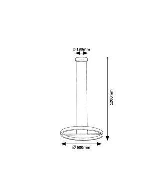 Závesné LED svietidlo THRIC 72221