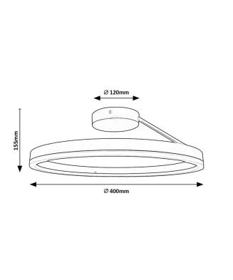 Stropné svietidlo 71302 ISAURE