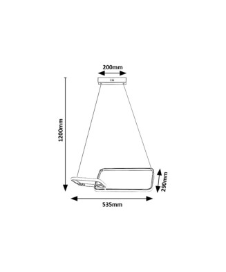 Závesné LED svietidlo 72368 Malwen