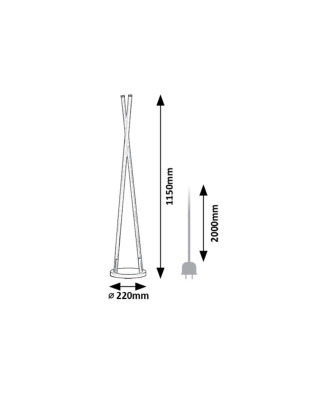 Stojanové LED svietidlo 74166 Nivaro