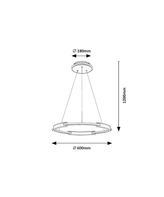 Závesné LED svietidlo 72229 SINDRI