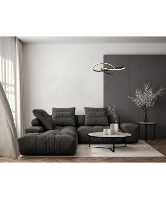 Italux Consa PND-19221C-BK závesné svietidlo LED 40W 3400lm