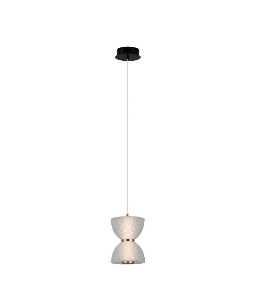 Italux Tica PND-83949-1-BK závesné svietidlo LED 8W 430lm 3000K