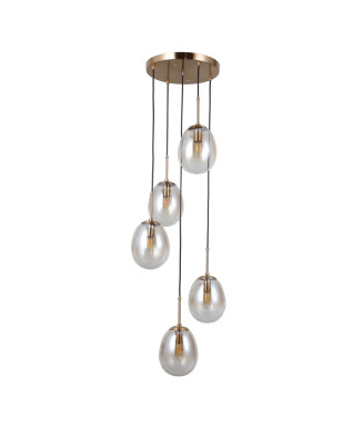 Italux Meolo PND-40825-5-GD závesné svietidlo 5xE14 max. LED 5W