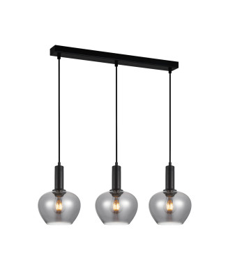 Italux Stabla PND-30084-3-BK-SG závesné svietidlo 3xE27 40W