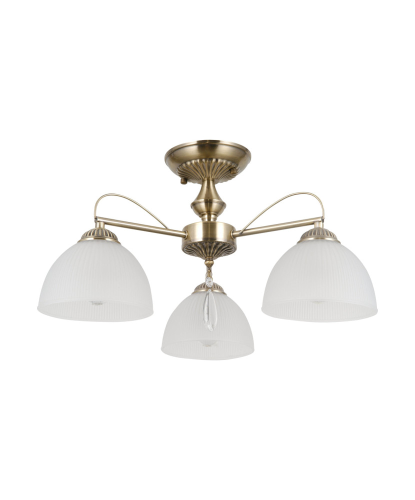 Italux Moreti PND-40623-3-AB,lustrové svietidlo 3xE27 40W antická mosadz