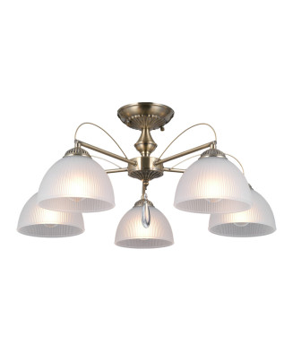 Italux Moreti PND-40623-5-AB,lustrové svietidlo 5xE27 40W antická mosadz