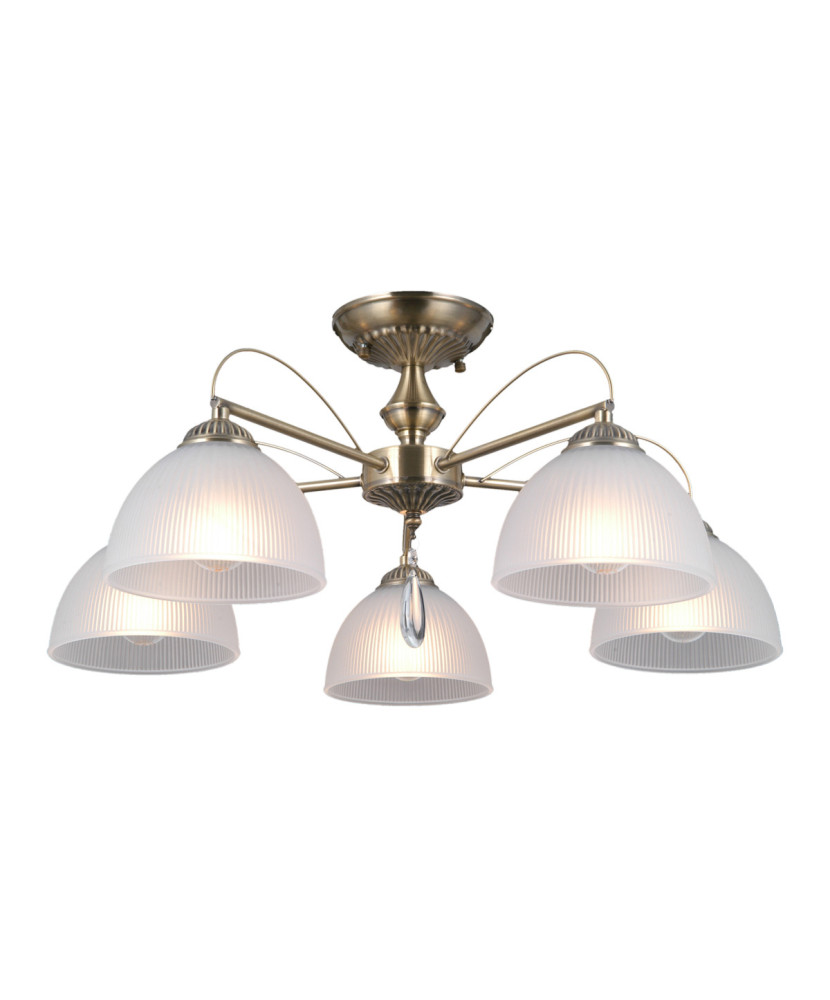 Italux Moreti PND-40623-5-AB,lustrové svietidlo 5xE27 40W antická mosadz