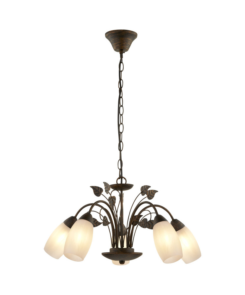 GLOBO 30800523X VENEZIA závesné svietidlo 5xE14, max. 40W