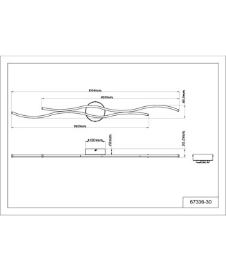 GLOBO BOYD 67336-30 stropné svietidlo LED 30W