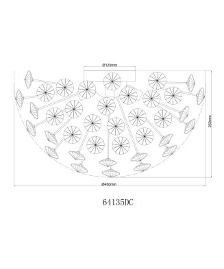 GLOBO 64135DC KATRINA