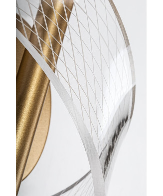 Nástenné svietidlo RABALUX 71415 Zofrael LED 6W/900/550lm 3000K zlatá, priehľadná