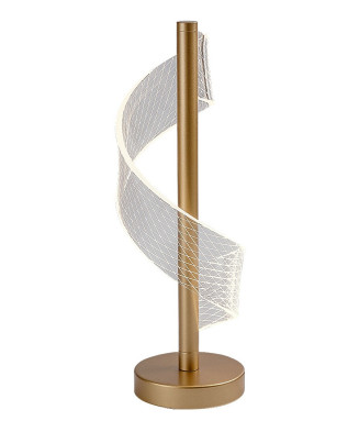 Stolová lampa RABALUX 74416 Zofrael LED 6W 450lm 3000K zlatá, priehľadná