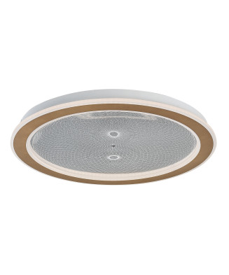 Stropné svietidlo Rabalux 71282 Zofrael LED 34W 2400lm 3000-6500K zlatá, priehľadná, stmievateľné, diaľkový ovládač