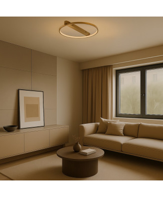 Stropné svietidlo RABALUX 71347 Beliza LED 45W 3200lm 3000K zlatá, biela