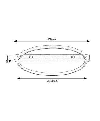 Stropné svietidlo RABALUX 71347 Beliza LED 45W 3200lm 3000K zlatá, biela