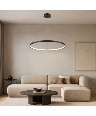 Závesné svietidlo Rabalux 72344 Beliza LED 55W 4100lm 3000K čierna, biela