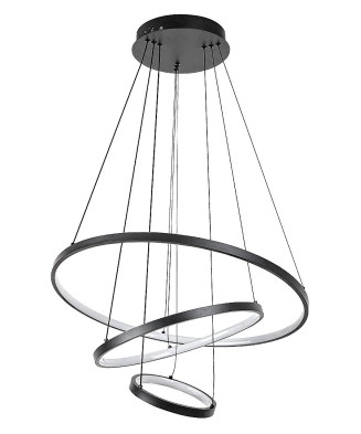 Závesné svietidlo Rabalux 72346 Beliza LED 90W 7200lm 3000-6500K čierna, biela, stmievateľné, diaľkový ovládač