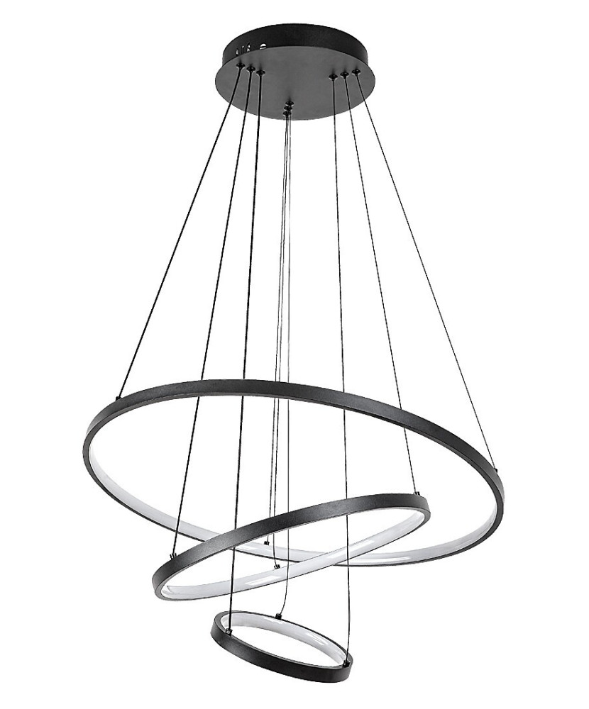 Závesné svietidlo Rabalux 72346 Beliza LED 90W 7200lm 3000-6500K čierna, biela, stmievateľné, diaľkový ovládač