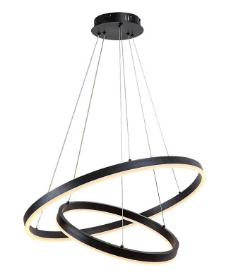 Závesné svietidlo Rabalux 72305 Isaure LED 80W 5600lm 3000-6500K čierna, biela, stmievateľné, diaľkový ovládač