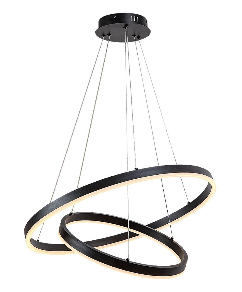 Závesné svietidlo Rabalux 72305 Isaure LED 80W 5600lm 3000-6500K čierna, biela, stmievateľné, diaľkový ovládač