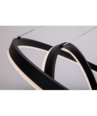 Závesné svietidlo Rabalux 72305 Isaure LED 80W 5600lm 3000-6500K čierna, biela, stmievateľné, diaľkový ovládač