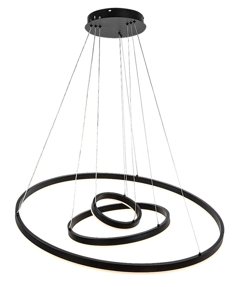 Závesné svietidlo Rabalux 72306 Isaure LED 100W 8000lm 3000-6500K čierna, biela, stmievateľné, diaľkový ovládač