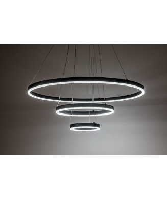 Závesné svietidlo Rabalux 72306 Isaure LED 100W 8000lm 3000-6500K čierna, biela, stmievateľné, diaľkový ovládač