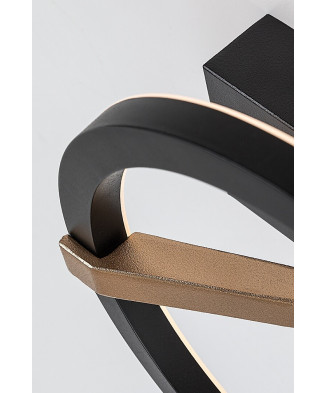 Nástenné svietidlo RABALUX 71350 Renara LED 8W 500lm 3000K čierna, zlatá, biela