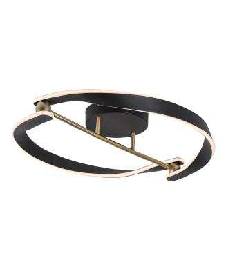 Stropné svietidlo RABALUX 71149 Adalind LED 40W 2200lm 3000K čierna, zlatá, biela