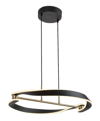 Závesné svietidlo RABALUX 72149 Adalind LED 40W 2200lm 3000K čierna, zlatá, biela