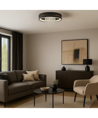 Stropné svietidlo RABALUX 71353 Maribell LED 30W 1450lm 3000-4000K čierna, DIP switch