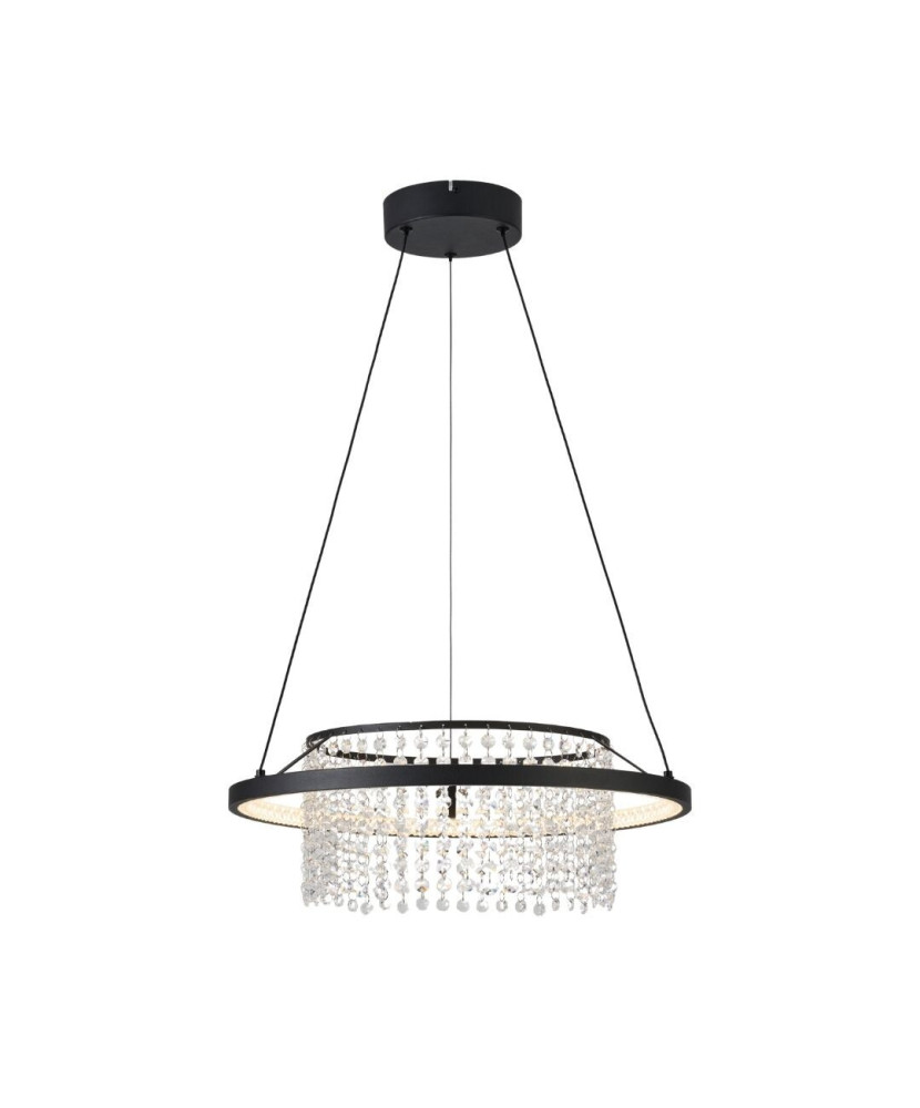 Závesné svietidlo RABALUX 72353 Maribell LED 40W 2250lm 3000-4000K čierna, DIP switch