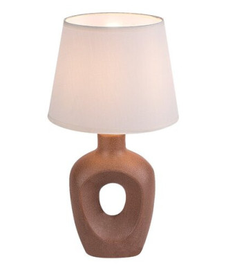 Stolová lampa RABALUX 74080 Madelor E14 1x 25W,hnedá,béžová