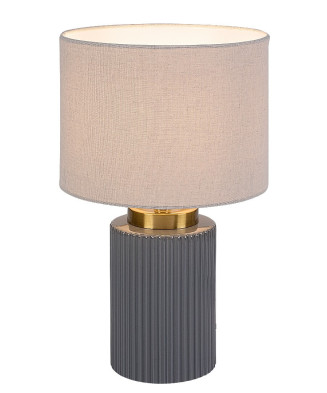 Stolová lampa RABALUX 74045 Glovy E14 1x 40W,šedá,biela